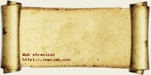 Matija Perunac vizit kartica